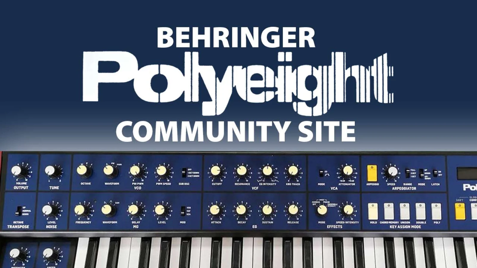Behringer Polyeight vorgestellt