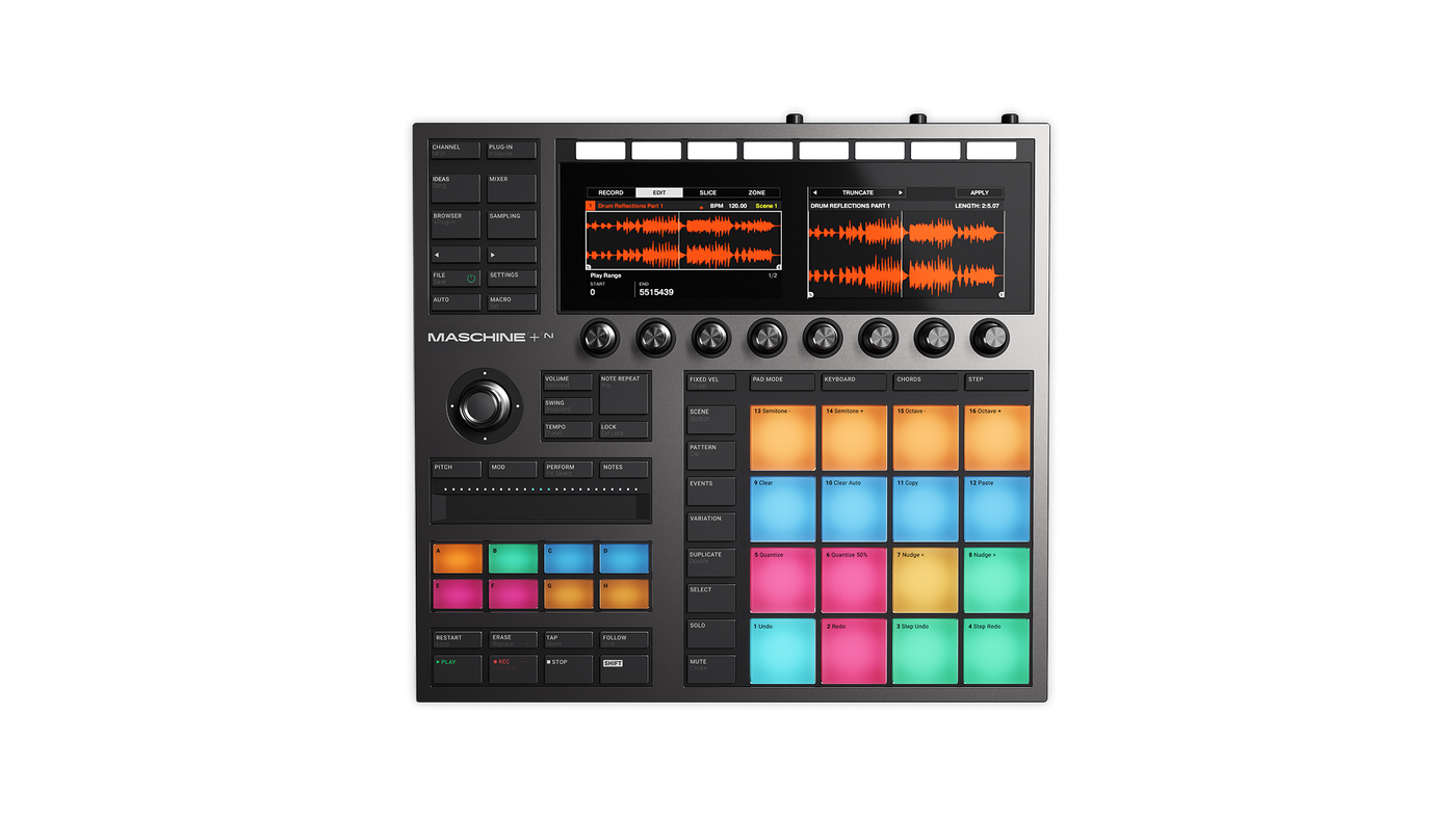 Native Instruments Maschine+ : Groovebox 100 % autonome