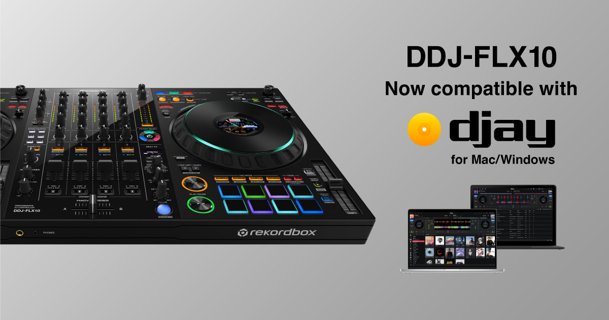 Pioneer DJ DDJ-FLX10 : contrôleur 4 voies avec technologie STEMS