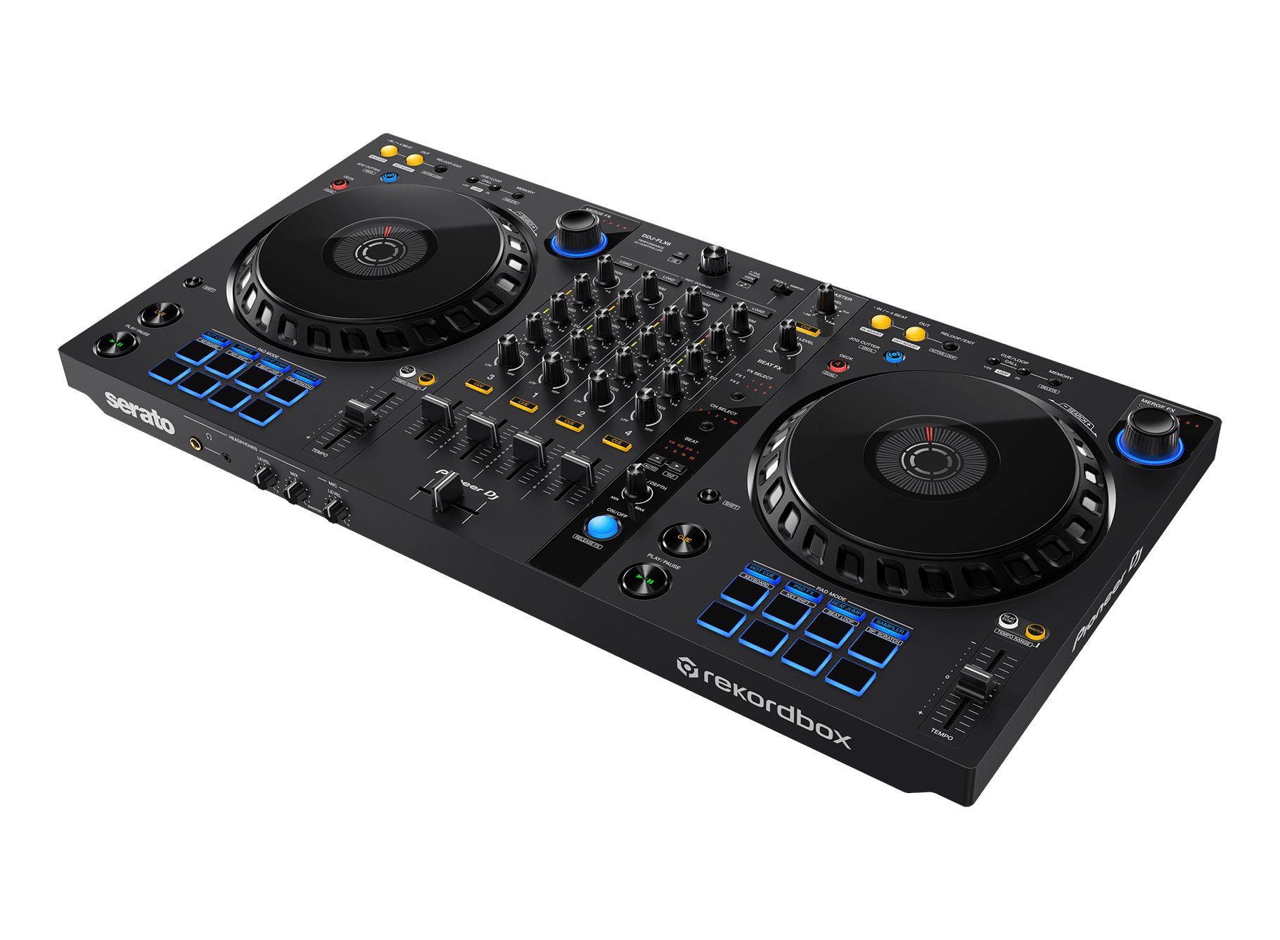 Pioneer DJ DDJ-FLX6 : contrôleur 4 voies avec Merge FX