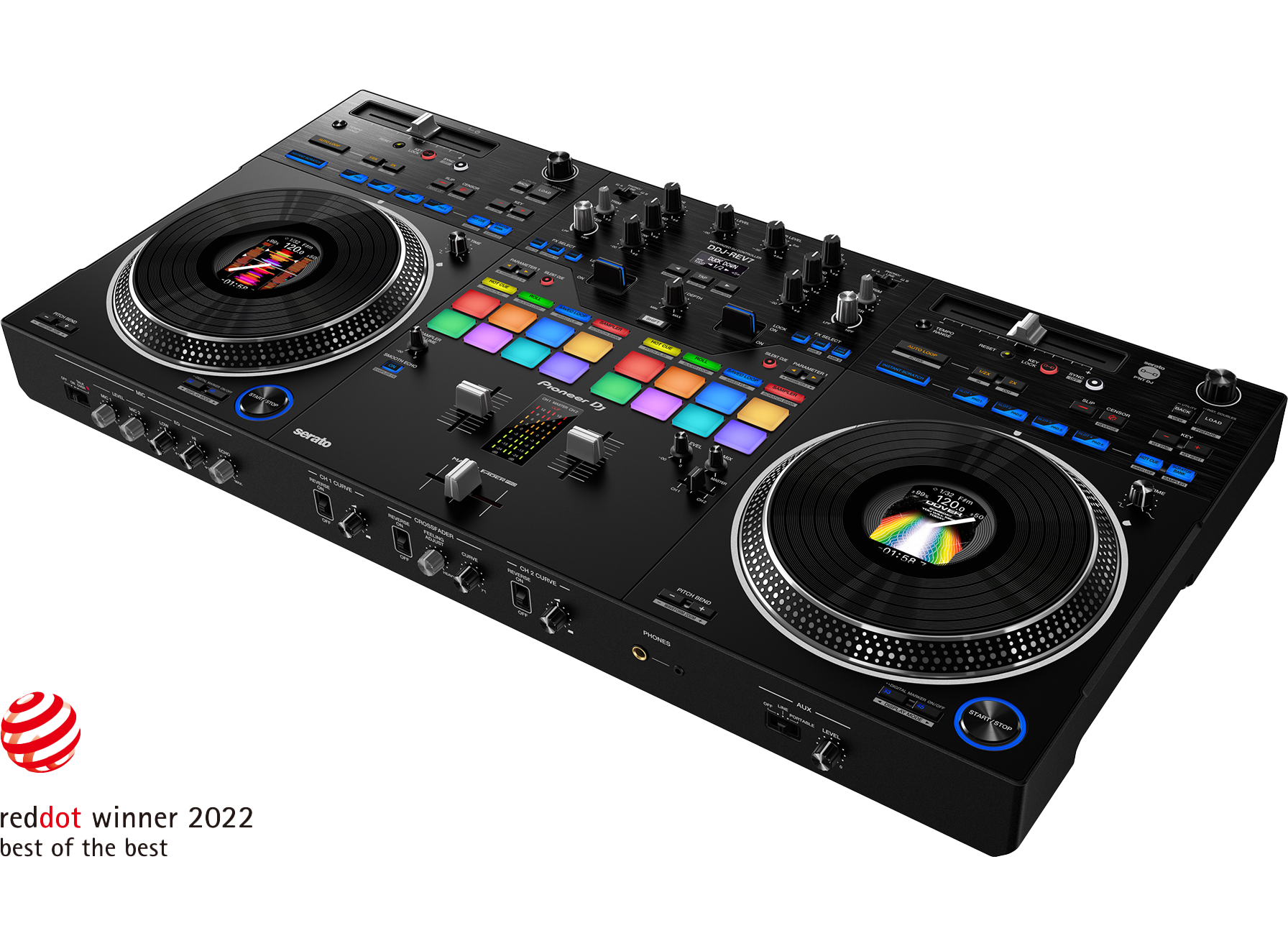 Pioneer DJ DDJ-REV7 : le contrôleur battle pour DJs scratch
